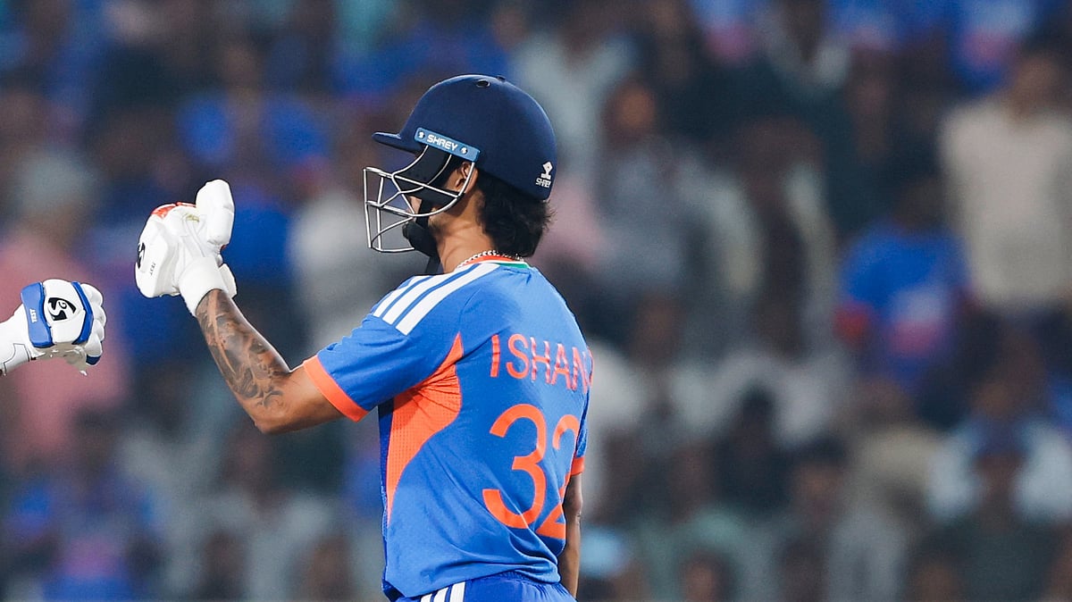 Ishan Kishan’s blistering 43 off 22 balls powered India’s innings in the 2nd T20I against West Indies, - bcci/X