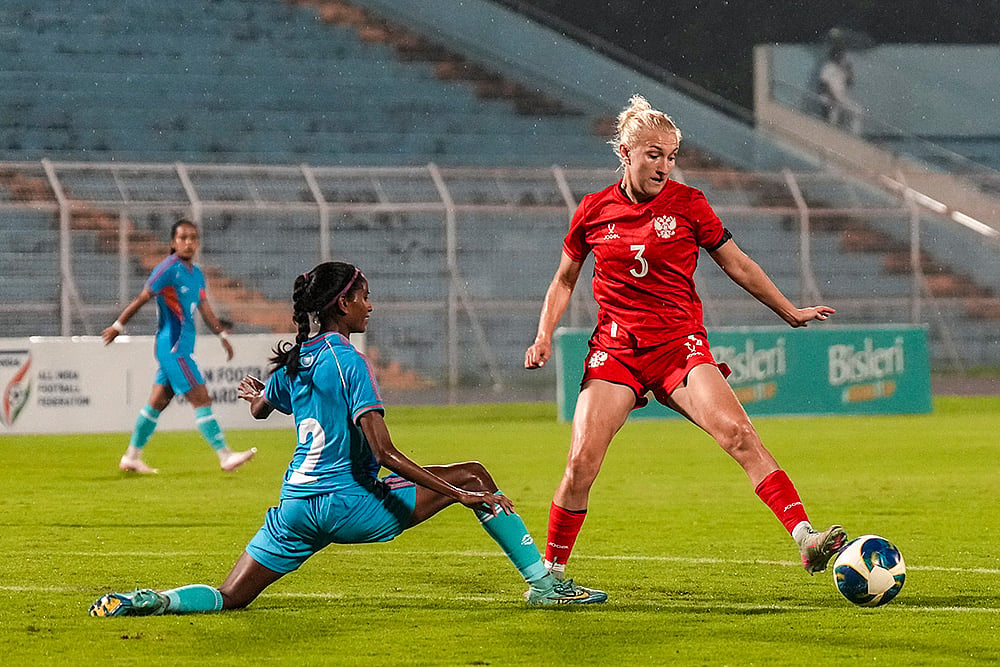 Russia vs India International Friendly Soccer Match