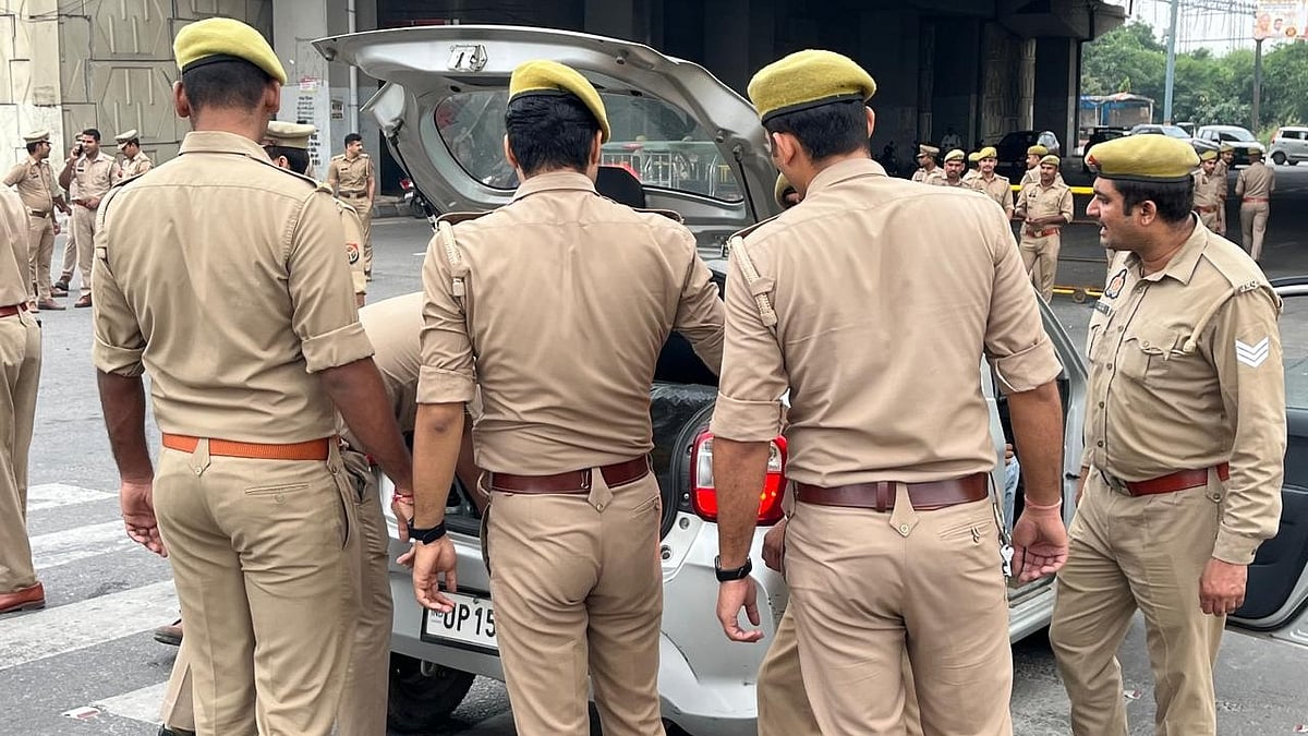 Police Checking at Ghazipur Border Ahead Of CJP protest  - Tribhuvan Tiwari