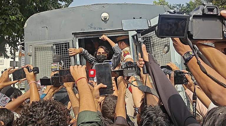 Over 200 Protesters detained from Jantar Mantar today. - Photo Credits: Saurabh Sharma