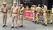  Photos by Tribhuvan Tiwari : Police Checking at Ghazipur Border Amid Of CJP protest. 