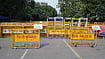 Security tightened with barricades and metal detectors in Delhi