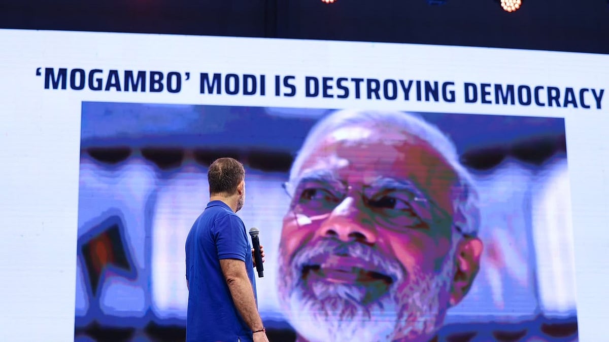 Rahul Gandhi Calls Modi ‘Mogambo’, Accuses PM Of Destroying Democracy - AICC