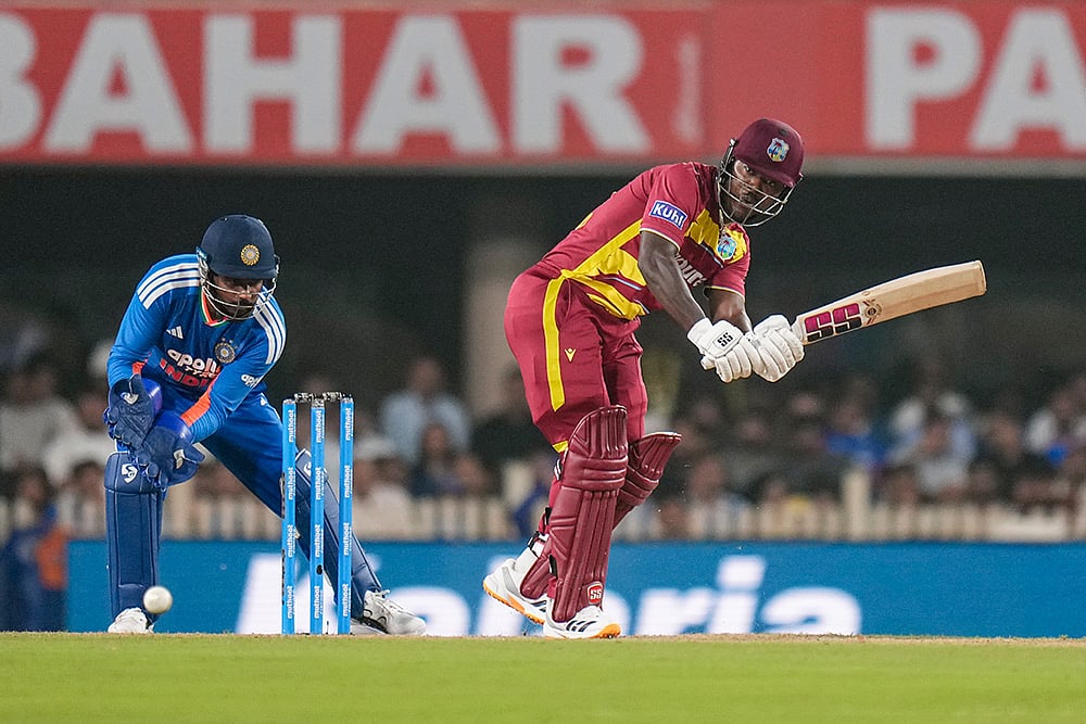 West Indies Sherfane Rutherford IND vs WI