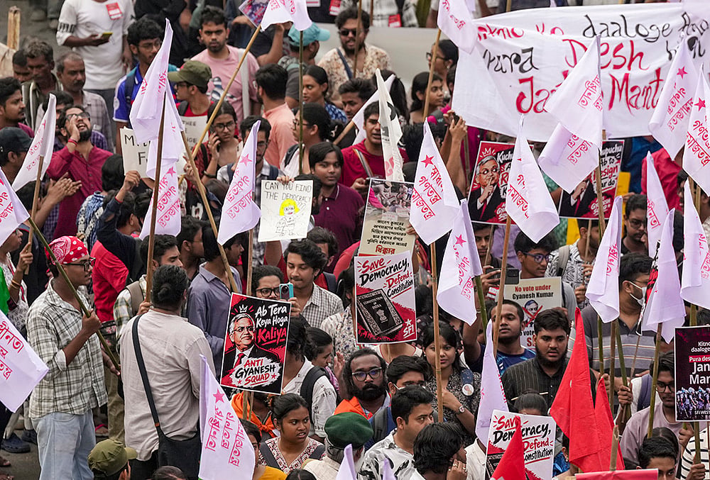 Left Front rally Kolkata Election Commission