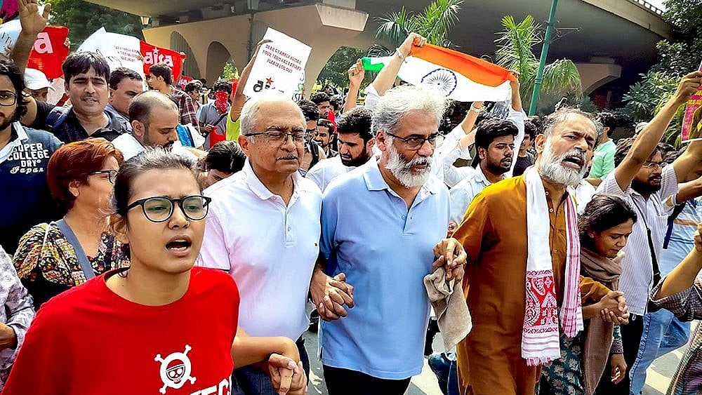 | Photo: @_YogendraYadav/X via PTI 