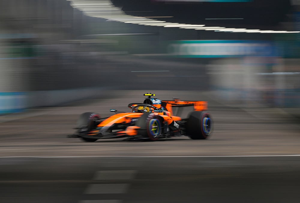 Singapore F1 GP Auto Racing qualifying highlights McLaren driver Lando Norris