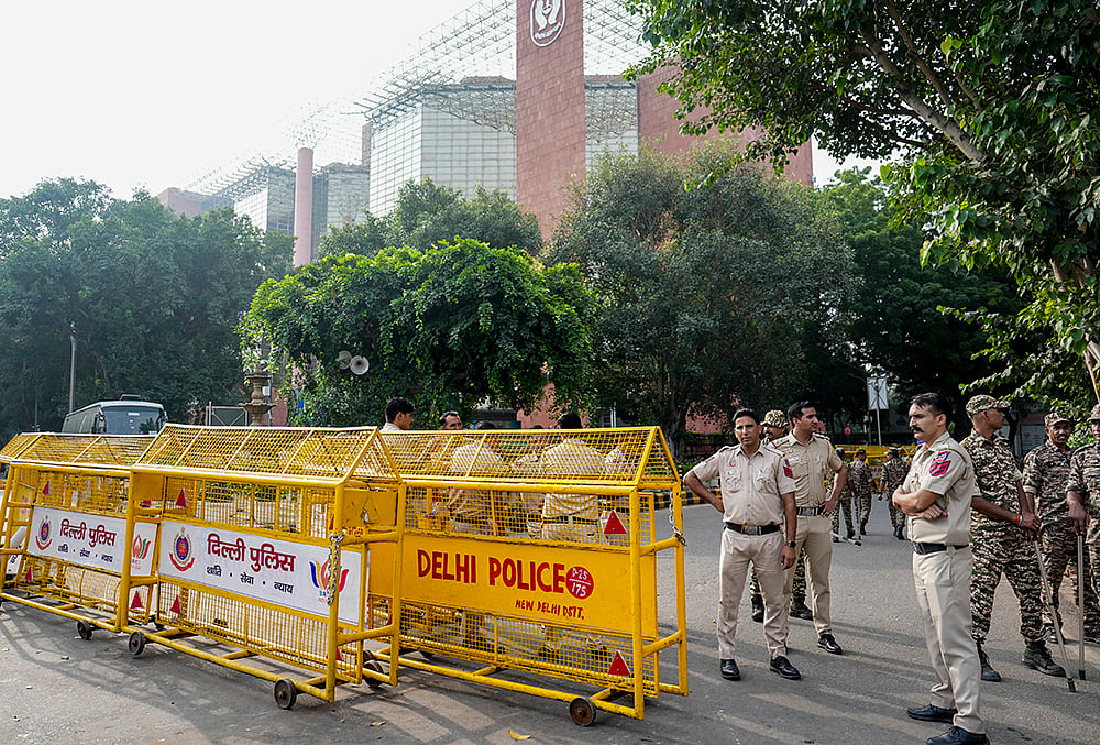 CJPs protest Security in Delhi