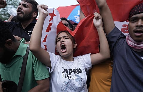 Protests at Connaught Place  