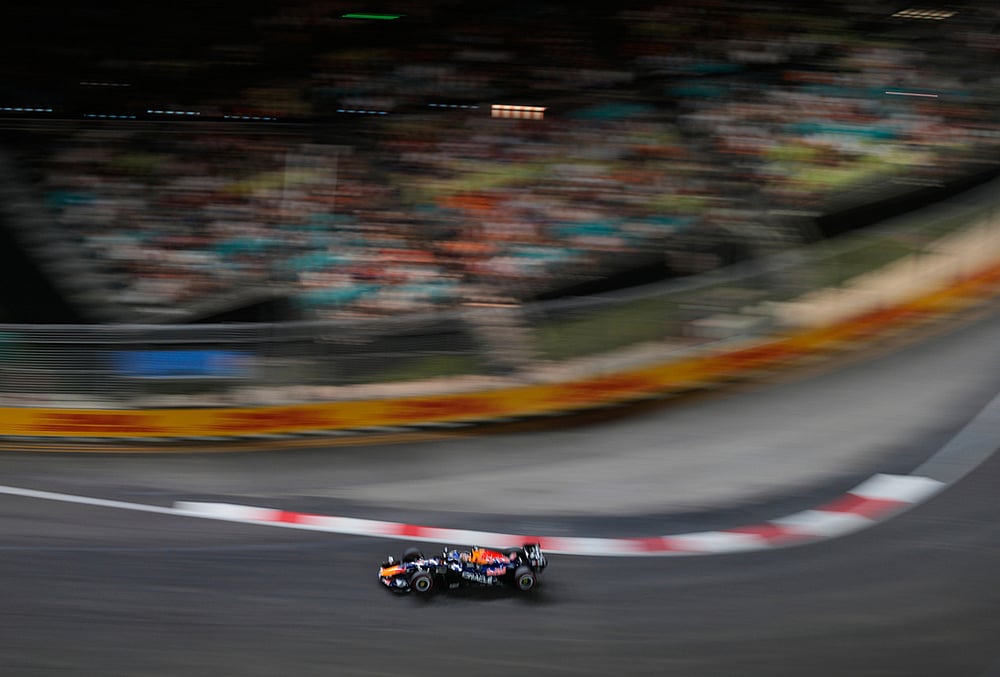 Singapore F1 GP Auto Racing qualifying Red Bull driver Max Verstappen