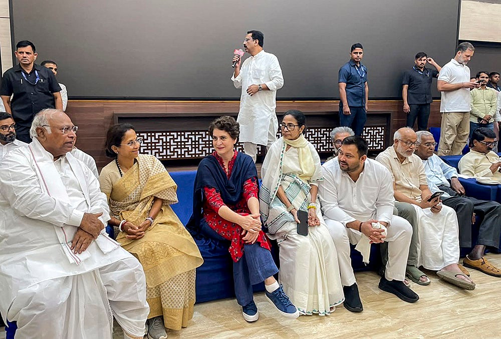 New Delhi parliament street protest