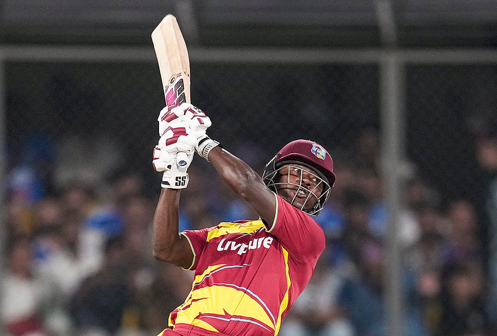 India vs West Indies 3rd T20 cricket highlights-Sherfane Rutherford