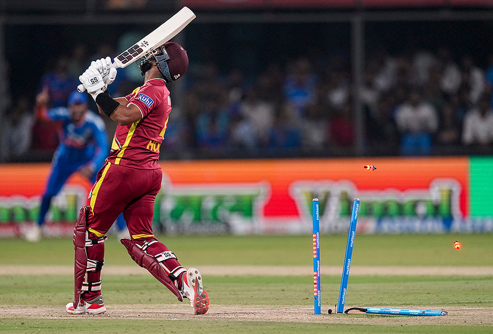 India vs West Indies 3rd T20 cricket highlights-Shai Hope