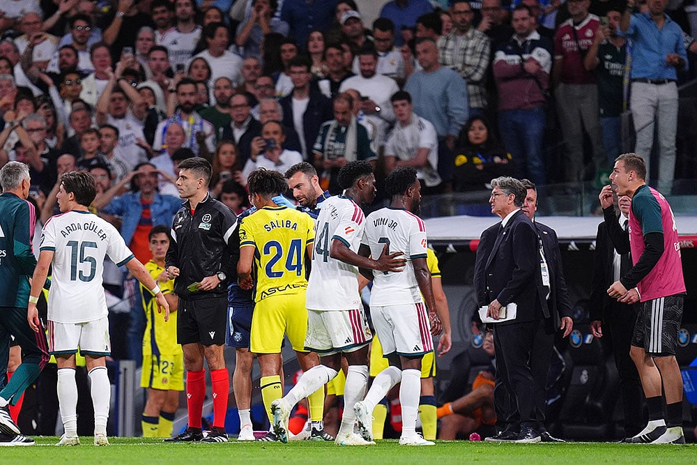 La Liga Soccer Match: Real Madrid vs Villarreal