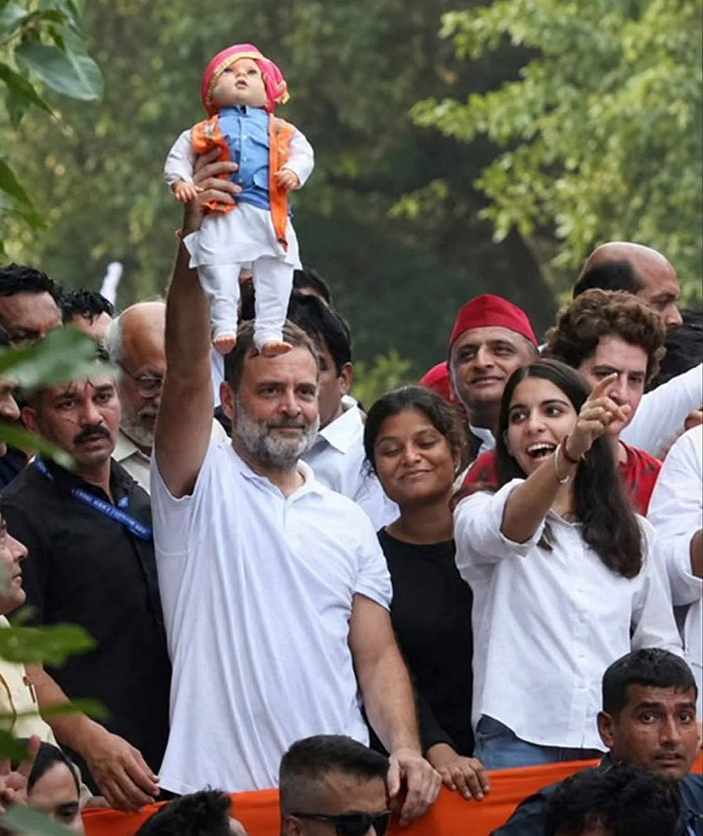 INDIA Bloc Protest March In Delhi