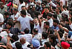| Photo: PTI/Arun Sharma : Congress leader Rahul Gandhi during a "March for Democracy" to the Supreme Court against Chief Election Commissioner (CEC) Gyanesh Kumar, in New Delhi, Monday, Oct. 12, 2026. 
