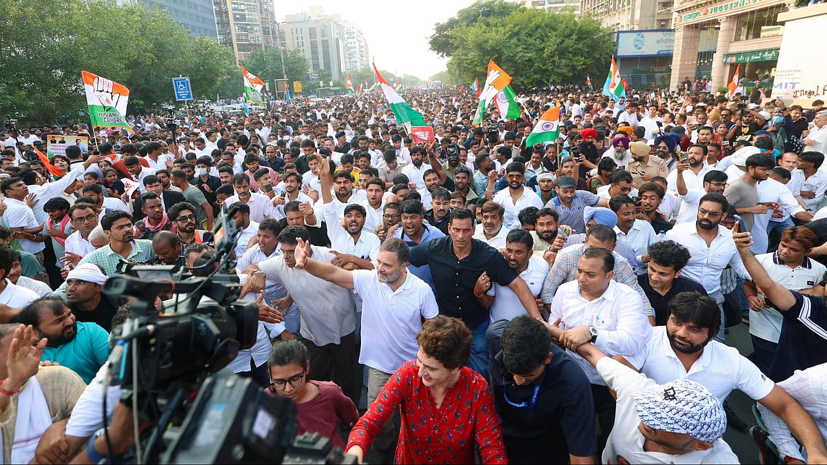 Rahul Gandhi, INDIA Bloc MPs Head To Supreme Court For March - AICC