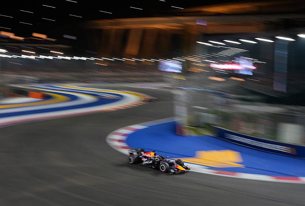 F1 Singapore Grand Prix auto racing highlights-Max Verstappen of the Netherlands
