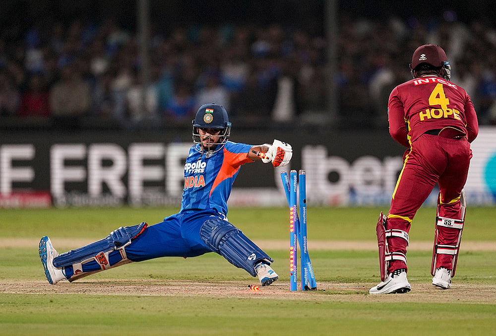 India vs West Indies 3rd T20 cricket highlights-Indias Ishan Kishan 