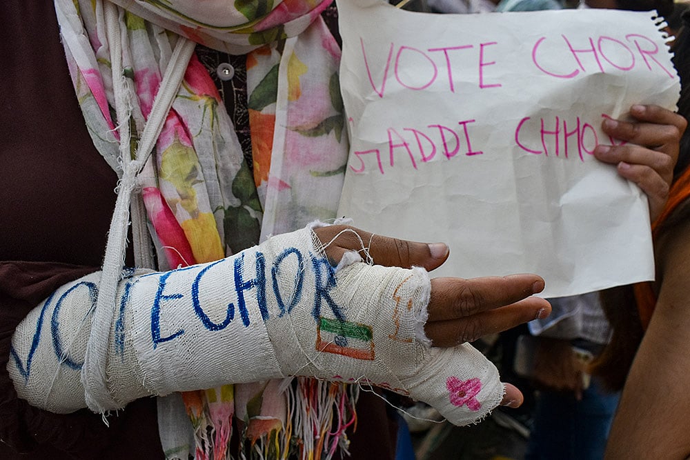 INDIA Bloc Protest March In Delhi