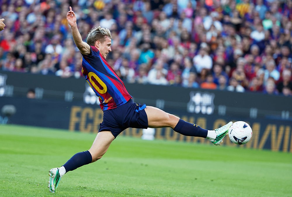 Barcelona vs Getafe La Liga match highlights-Barcelonas Dani Olmo