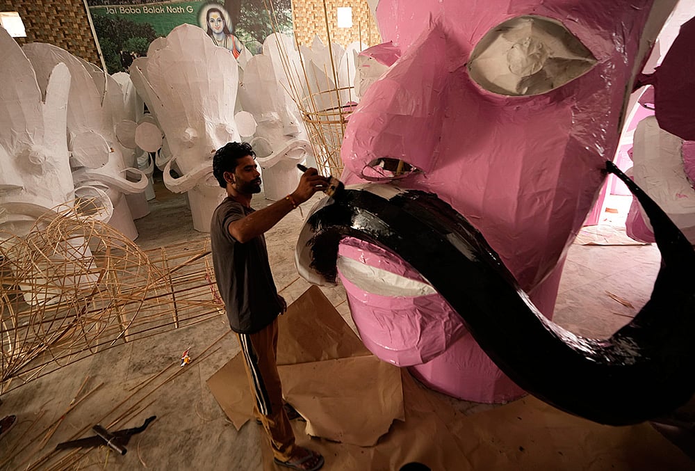 Bamboo structure for ravan