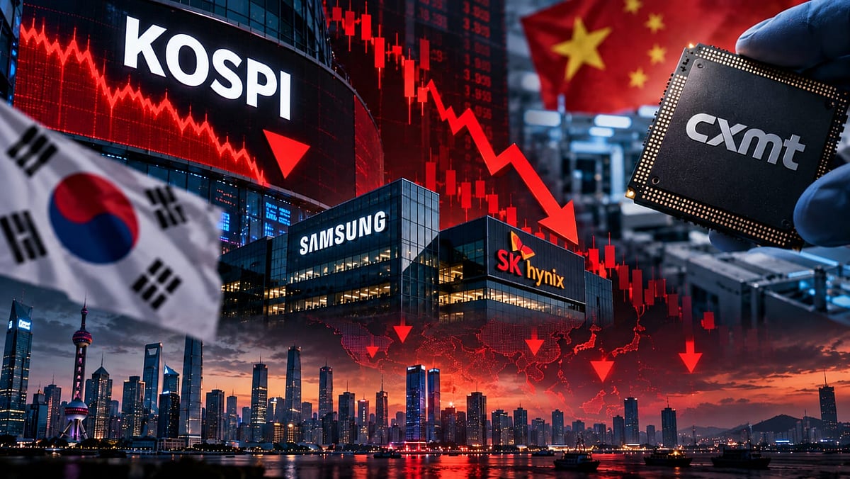 Kospi Crashes As China’s CXMT Threatens Chipmakers, Asian Markets Slide - AI