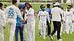 Comedy Of Errors! Nayeem Hasan Allows Afghanistan Escape From Jail By Missing Run Out | Watch BCBtigers/X : Bangladesh and Afghanistan players greeting each other after the one-off Test 2026 at Abu Dhabi.