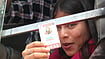 Press Council Of India Issues Safety Advisory For Journalists Covering Protests Satyam Mishra : Woman journalist shows press card while detained on a Delhi Police bus.