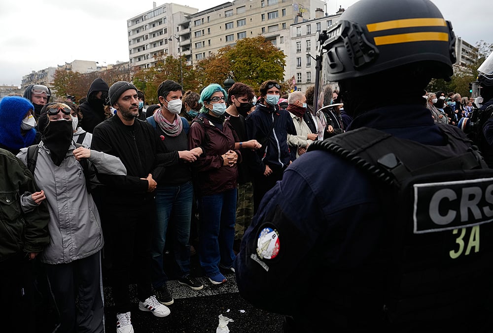 France Unbowed student mobilization
