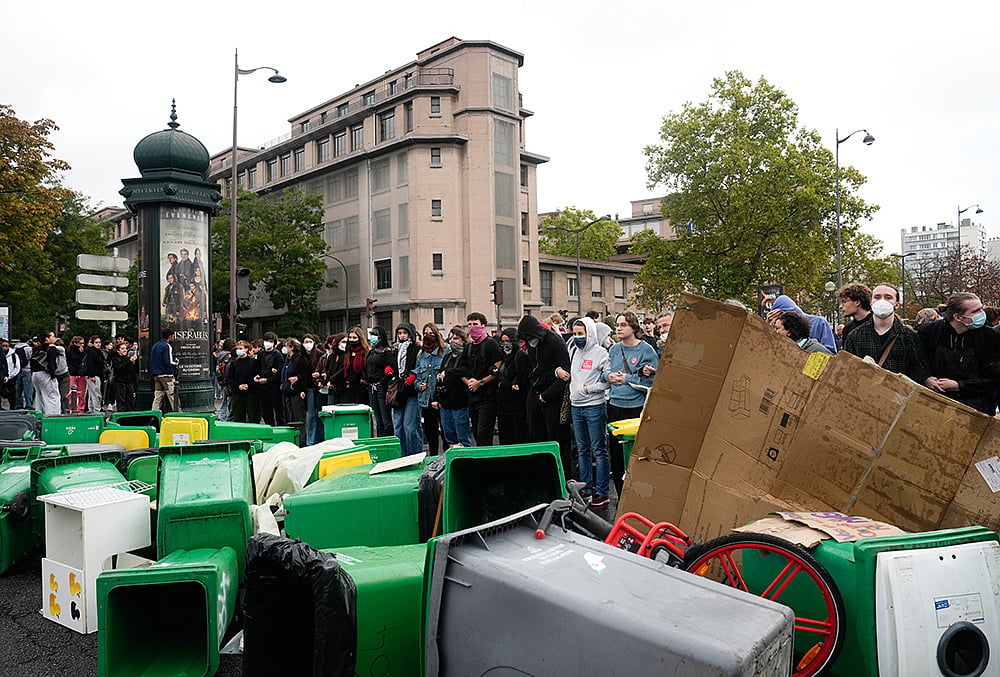 France high school blockades
