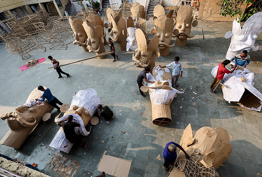 Dussehra preparation in Jammu