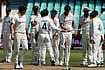| Photo: AP/Themba Hadebe : Australia's celebrate after winning the first cricket test match against South Africa, in Durban, South Africa, Tuesday, Oct. 13, 2026.