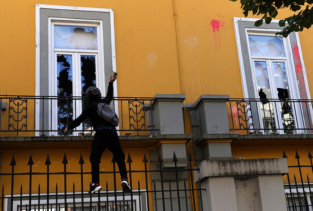 Albania protests
