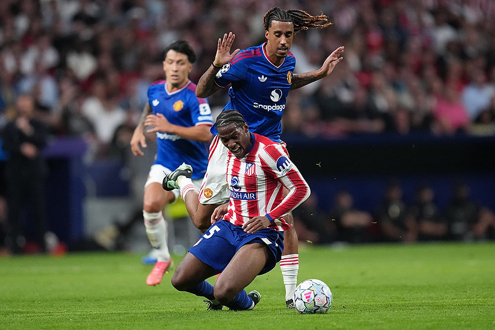 UEFA Champions League Soccer Match: Manchester United vs Atletico Madrid