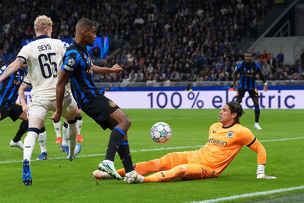 Italy Champions League Soccer: Inter Milan vs Club Brugge