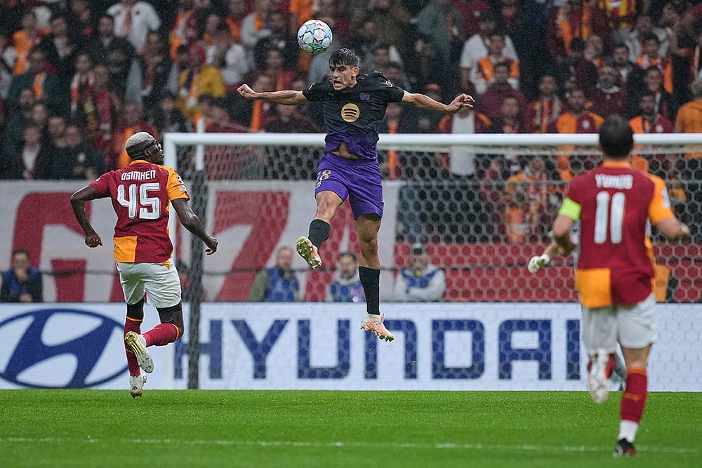 Turkey Champions League Soccer: Galatasaray vs Barcelona