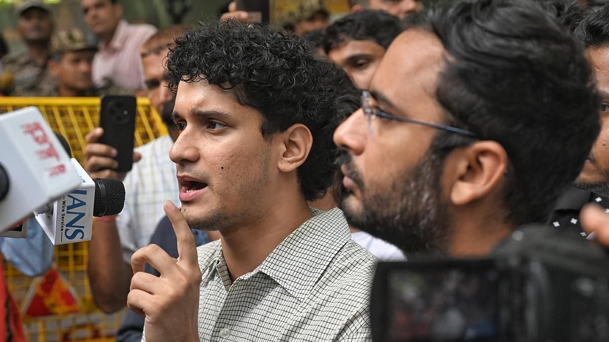 CJP leaders Ashutosh Ranka and Saurav Das were remanded to five days of judicial custody after their detention at Jantar Mantar. - X