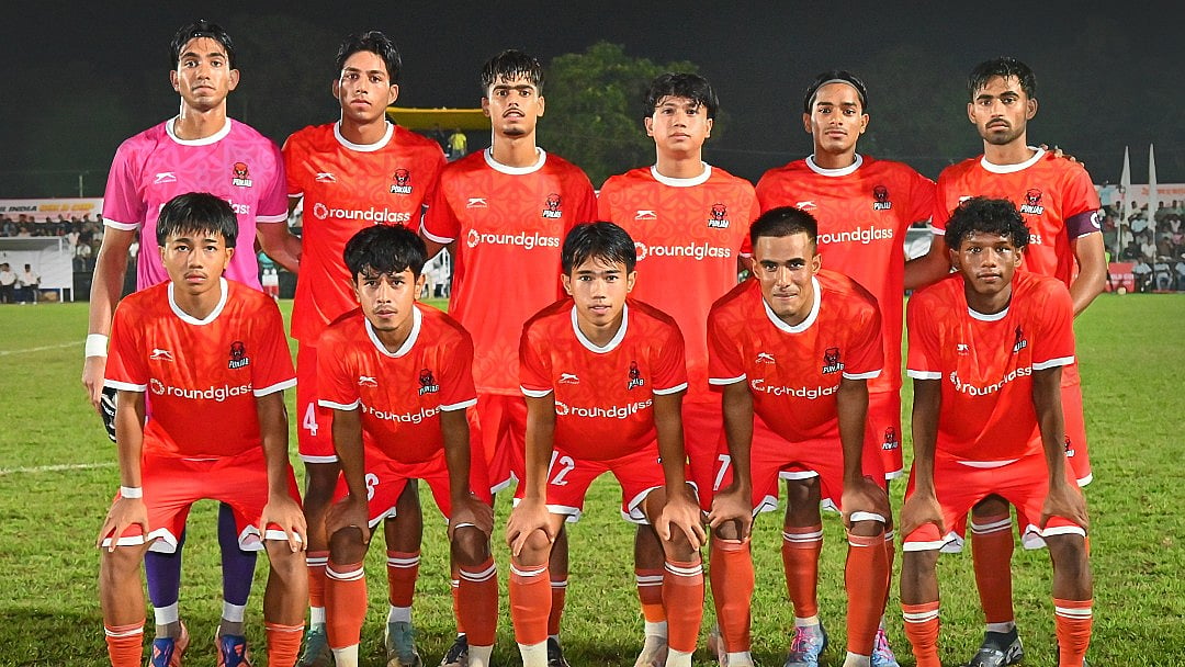 Punjab FC footballers during 9th Oil India Gold Cup 2026. - RGPunjabFC/X