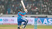 Six-Machine Abhishek Sharma Dethrones Suryakumar Yadav With Historic Milestone | Photo: AP/Mahesh Kumar A. : India's Abhishek Sharma plays a shot during the fourth T20 cricket match between India and West Indies in Hyderabad, India, Wednesday, Oct. 14, 2026.