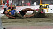 | Photo: AP/Lee Jin-man : India's Murali Sreeshankar competes in the men's long jump final at the Asian Games in Nagoya, Japan, Monday.