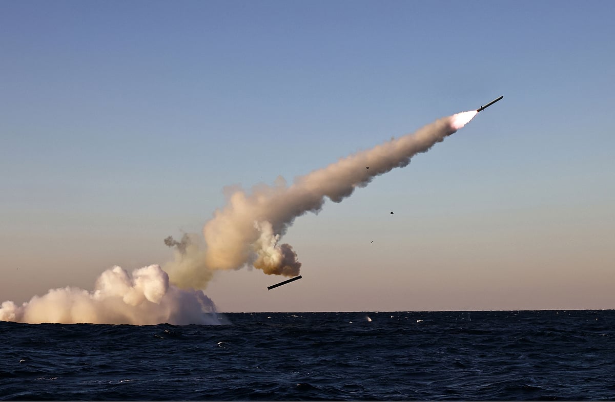 North Korea tested two types of strategic cruise missiles underwater for the first time since January 2024. - X