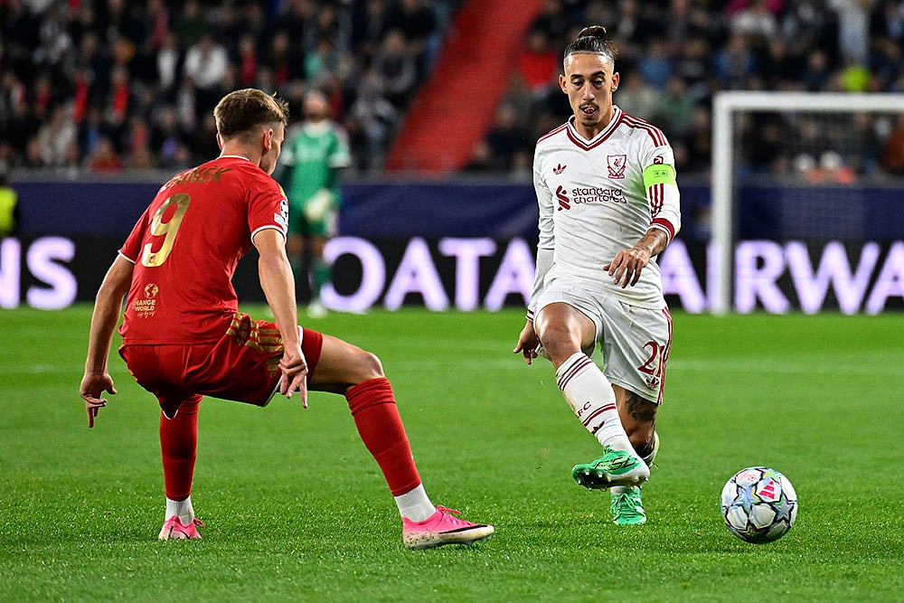 Champions League Soccer Match: Liverpool vs LASK