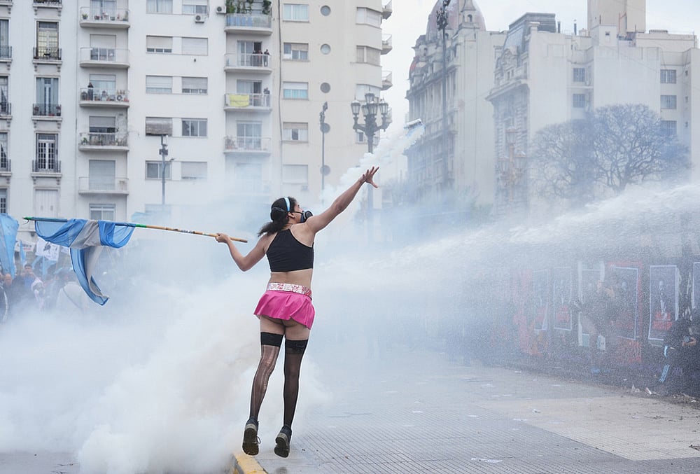 Argentina roadblock ban security