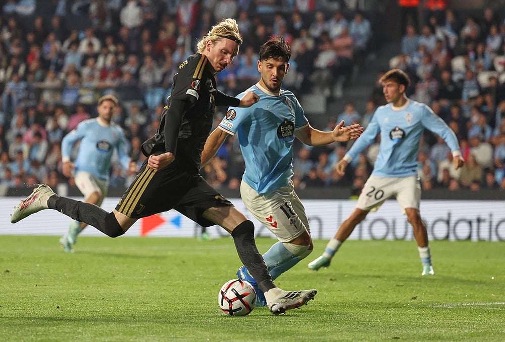 Juventus vs Celta Vigo Europa League soccer highlights-Nick Woltemade