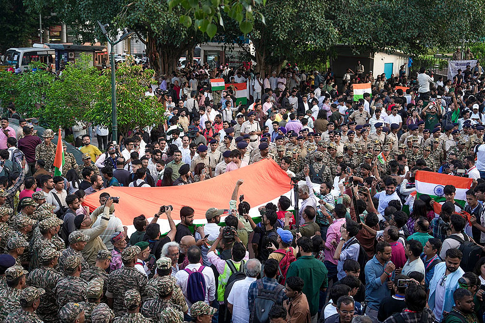 CJP Lehra Do Tiranga march in Delhi