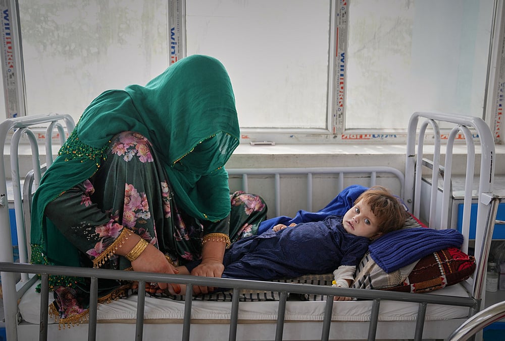 Afghan children starvation