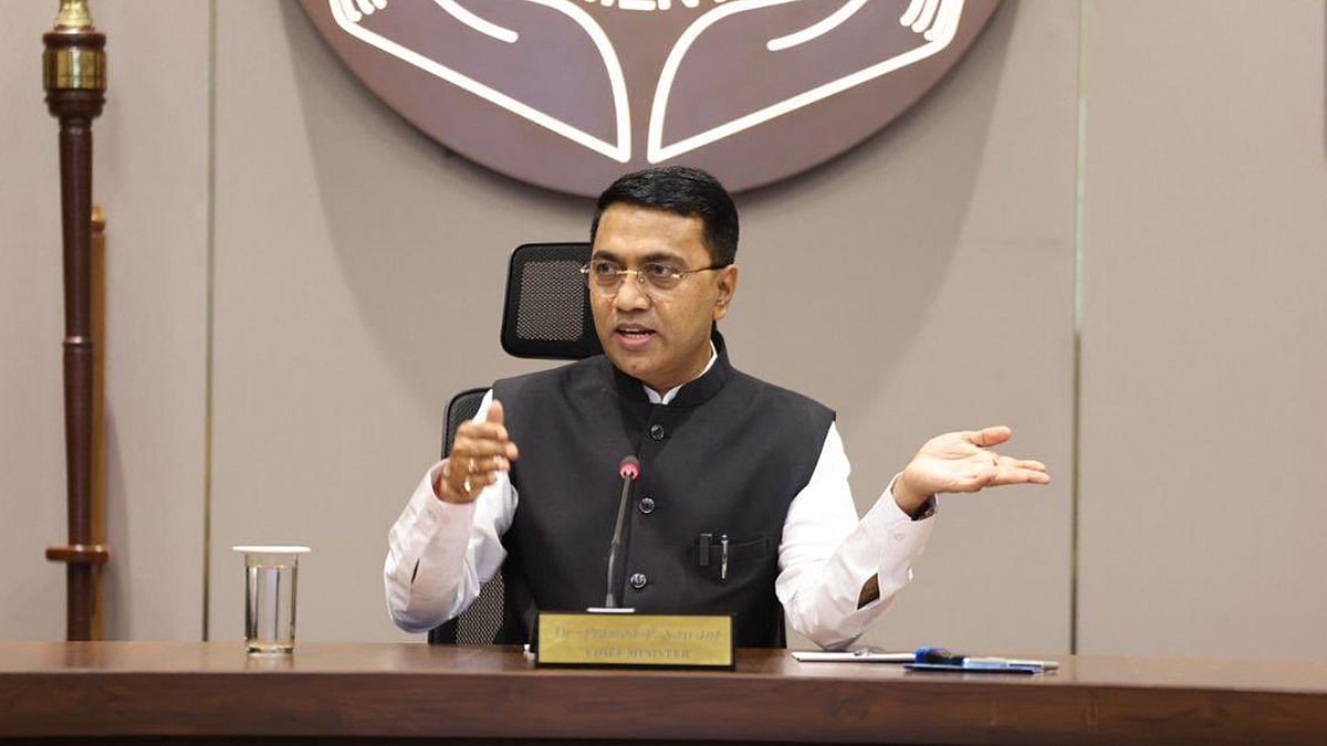Goa CM Pramod Sawant  - X