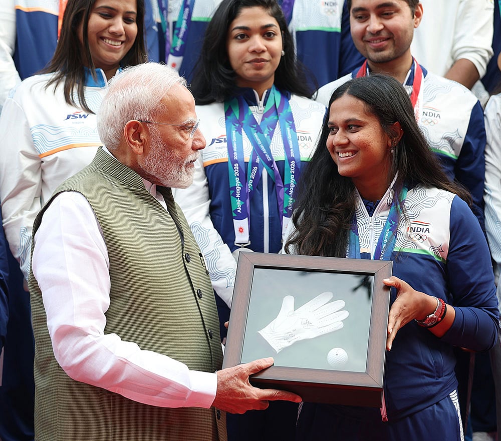 PM Narendra Modi meets Asian Games 2026 participants