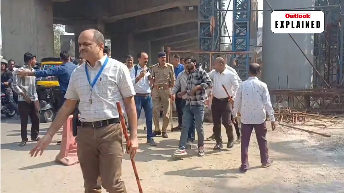 Police Detaining Protestors Before Their Planned Protest - Screengrab From X